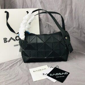 NEW Issey Miyake Bao Bao Boston Tote Bag in black Authentic